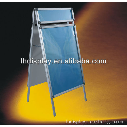 free standing poster board with fore head double side for advertising